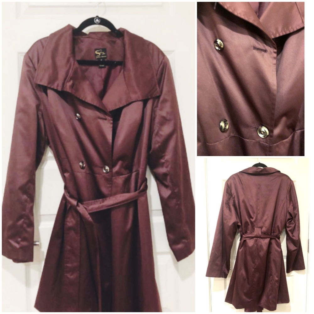 2x trench coat Serena Williams